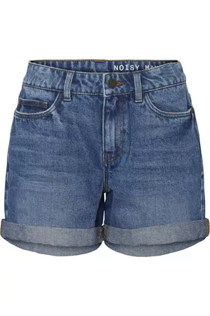 Noisy May Kvinder Shorts - Jeans 'Smiley