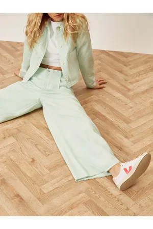 Aligne Jeans med lægfolder 