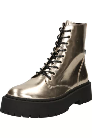forværres Tøm skraldespanden udlejeren Boot støvler for kvinder i guld farve | FASHIOLA.dk