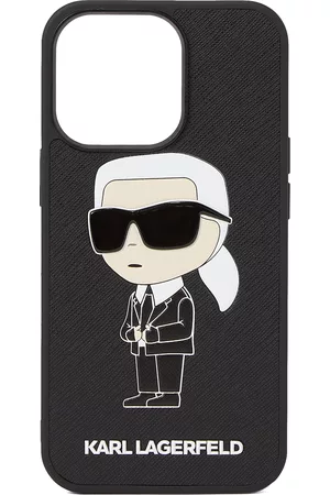 Karl Lagerfeld Kvinder Mobil Covers - Smartphone-etui 'Ikonik 2.0 iPhone 13 Pro