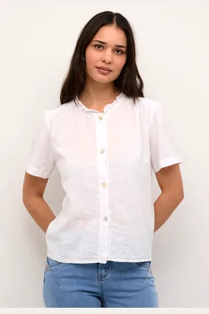Cream Bluse