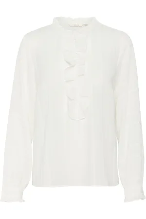 Cream Bluse