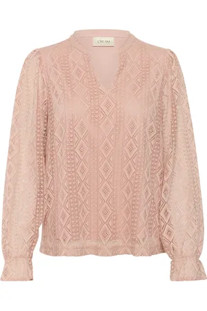 Cream Bluse 