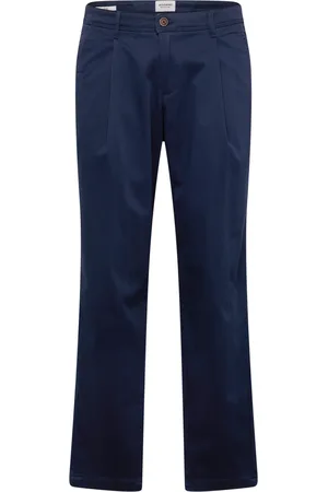 JACK & JONES Bukser med lægfolder 