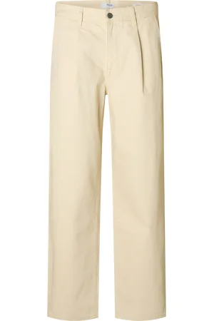 SELECTED Jeans med lægfolder 
