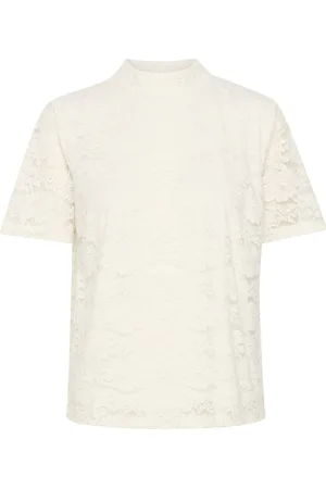 Cream Bluse 
