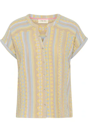Cream Bluse 