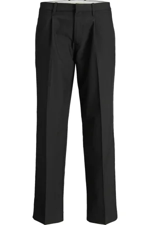 JACK & JONES Bukser med lægfolder 