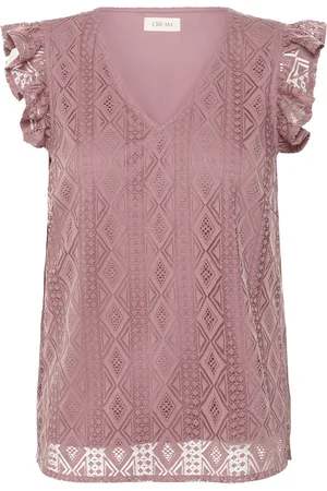 Cream Bluse 