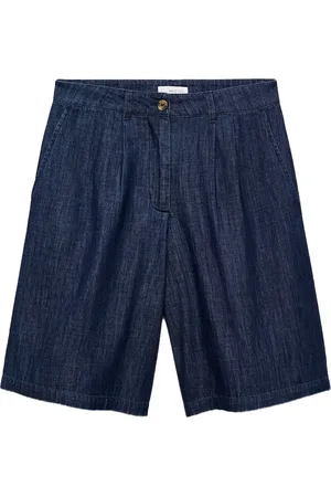 MANGO Jeans med lægfolder 