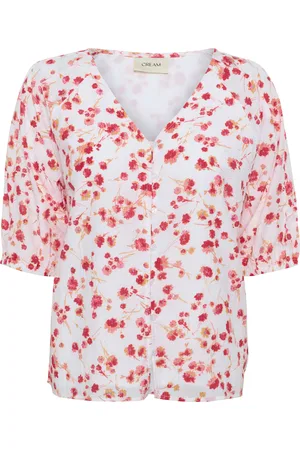 Cream Bluse 