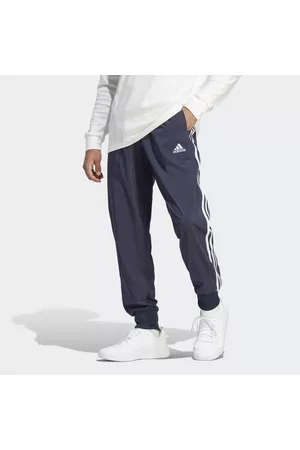 adidas Mænd Træningsbukser - AEROREADY Essentials Tapered Cuff Woven 3-Stripes bukser