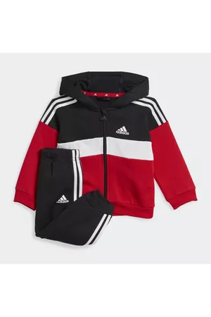 adidas Børn Træningsdragter - Tiberio 3-Stripes Colorblock Fleece Kids træningsdragt
