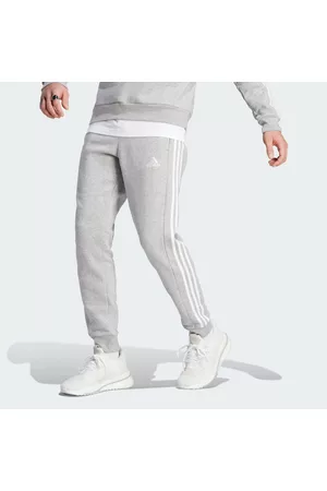 adidas Mænd Træningsdragter - Essentials Fleece 3-Stripes Tapered Cuff bukser