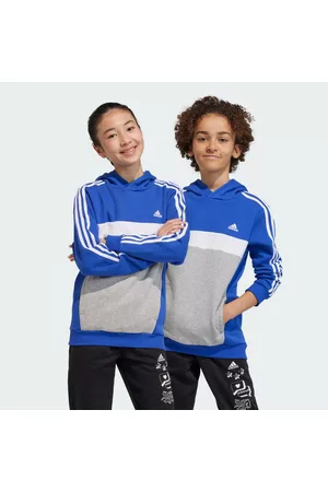 adidas Børn Sweatshirts - Tiberio 3-Stripes Colorblock Fleece Kids hættetrøje