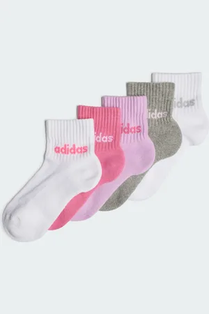 adidas Linear Kids ankelsokker, 5 par