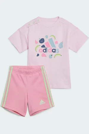adidas Essentials Allover Print Tee Kids sæt