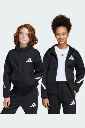adidas Z.N.E. Full-Zip Hooded Kids træningsjakke