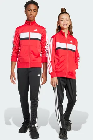 adidas Seasonal Essentials Tiberio 3-Stripes Tricot Kids træningsdragt