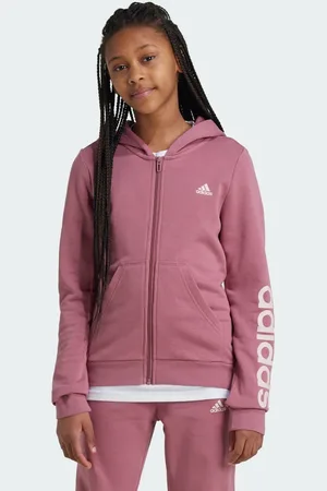adidas Essentials Linear Logo Full-Zip hættetrøje