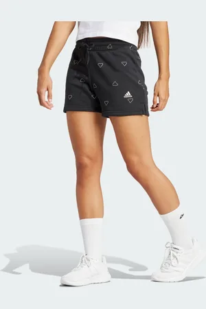 adidas Essentials Monogram Fleece Graphic Shorts