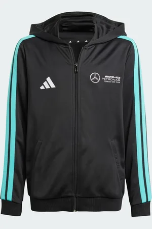adidas MERCEDES - AMG PETRONAS FORMULA ONE TEAM DNA FULL ZIP HOOD JAKKE