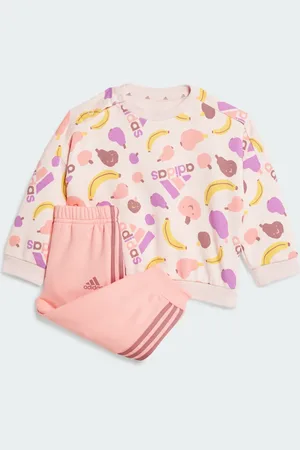 adidas Essentials Allover Print Kids joggingsæt