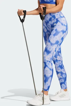 adidas Optime Essentials Allover Print Flower Tie-Dye Leggings
