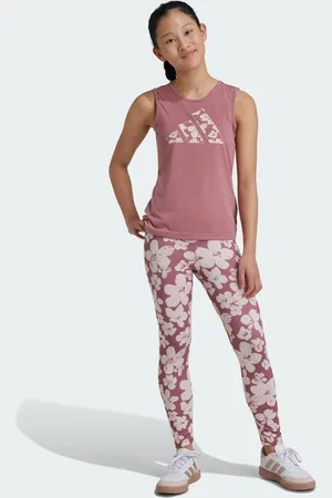 adidas Train Essentials Seasonal Printed High Waisted 7/8 Training Kids tights