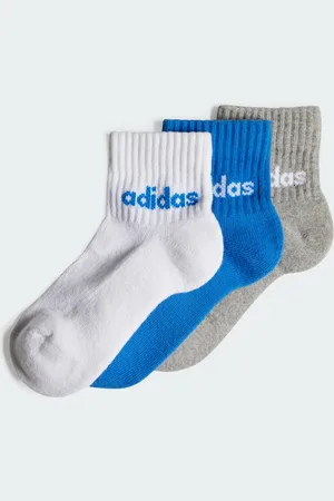 adidas Outlet Value Linear Kids ankelsokker, 3 par