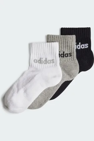 adidas Outlet Value Linear Kids ankelsokker, 3 par