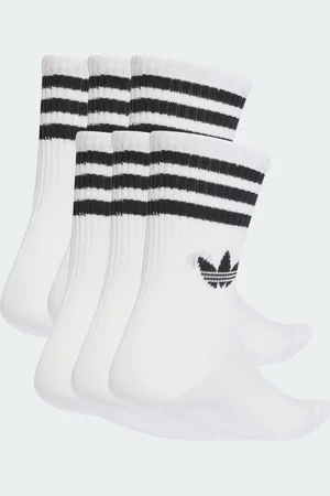 adidas 3-Stripes Crew sokker, 6 par