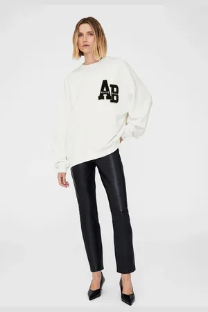 ANINE BING Miles Oversized Sweatshirt Letterman