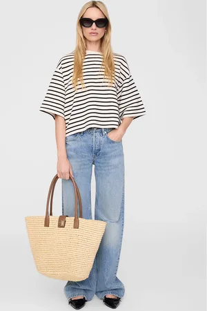 ANINE BING Myers Cropped Tee