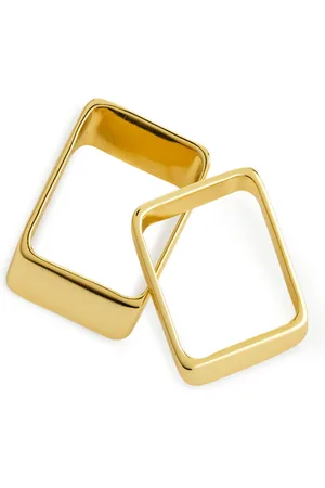 ARKET Gold-Plated Ring Set of 2
