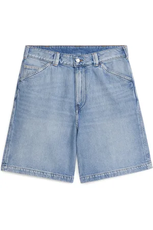 ARKET Mænd Shorts - Straight Denim Shorts