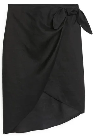 ARKET Kvinder Wrap nederdele - Wrap Linen Skirt