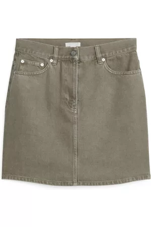 ARKET Kvinder Denimnederdele - Overdyed Denim Skirt