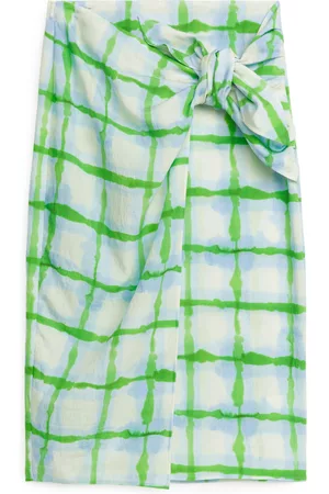 ARKET Kvinder Mønstrede nederdele - Print Wrap Skirt