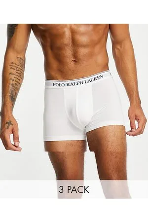 Ralph Lauren Pakke med 3 par hvide boksershorts