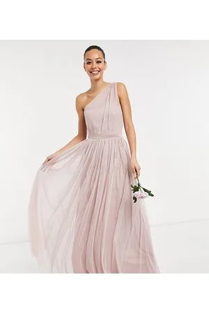 ANAYA Anaya With Love Tall - Brudepige - maxikjole med oneshoulder-detalje i tyl
