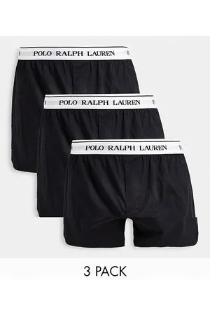 Ralph Lauren Pakke med 3 par vævede boksershorts med logo-taljebånd i