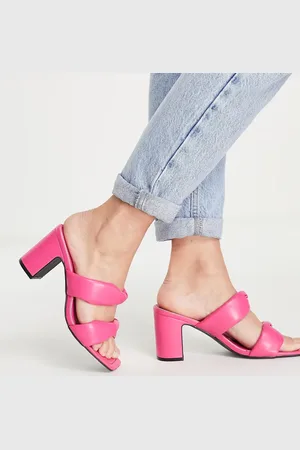 Pimkie Pink forede sandaler med dobbelt rem