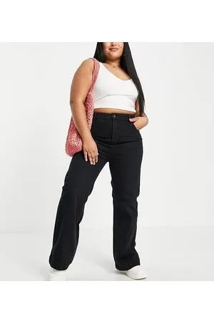 Yours Sorte jeans med vidde