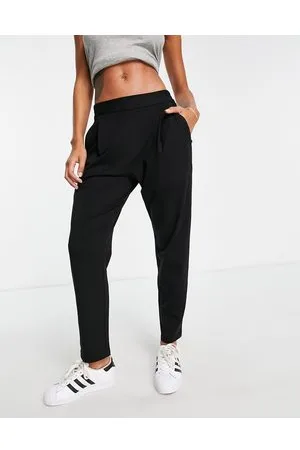 AllSaints Aleida - Sorte bukser i jersey-Hvid