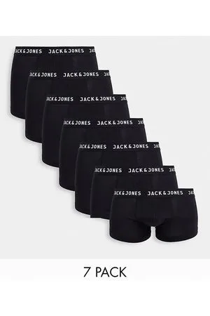 JACK & JONES Sorte underbukser fra 7-pak