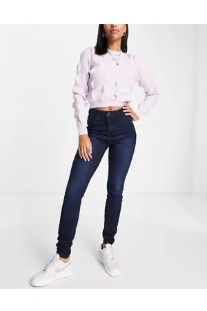Noisy May Callie - skinny-jeans med høj talje