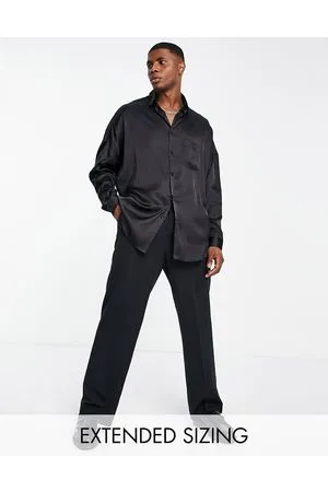 ASOS Oversized satin-skjorte i