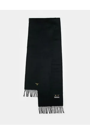 Barbour Tørklæde i sort lammeuld