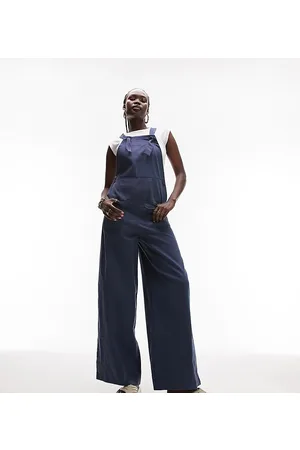 Topshop Afslappet overall-jumpsuit i -Grå